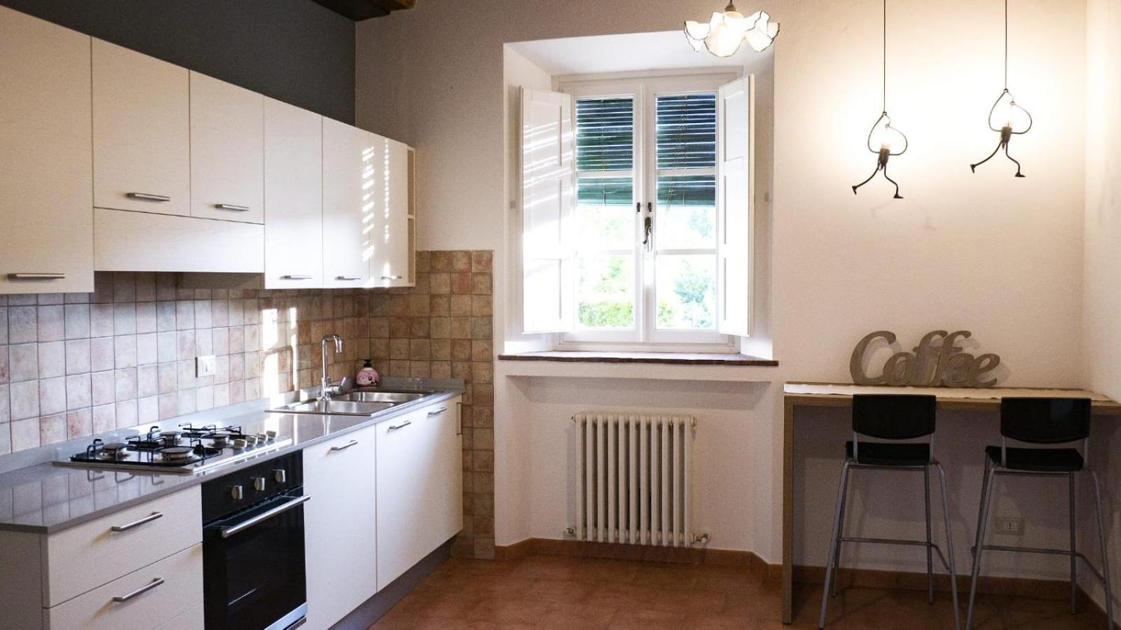 Ferienwohnung La Terrazza Del Vecchio Mulino SantʼAndrea di Compito Exterior foto